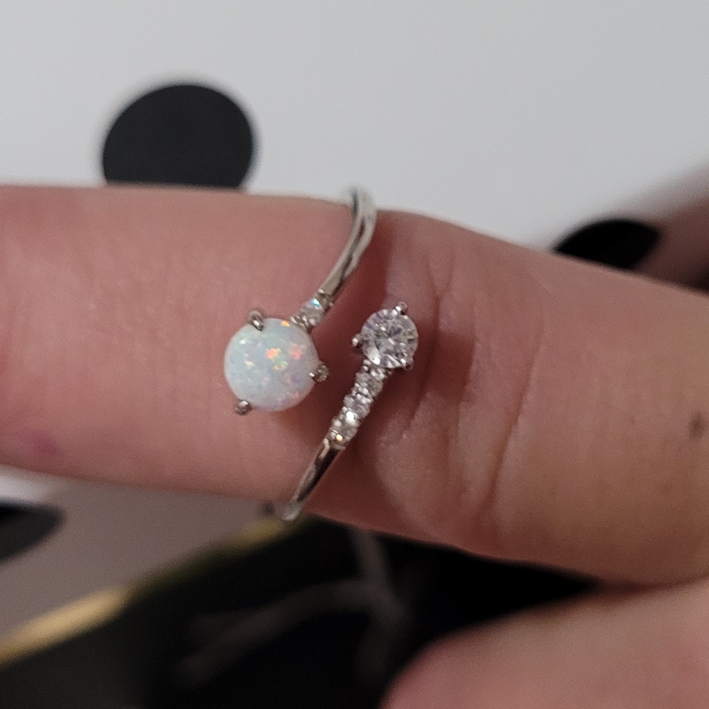 925 Sterling silver ople ring